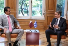 Η ενίσχυση των διμερών σχέσεων επί τάπητος στη συνάντηση Κ. Μητσοτάκη – Αλ Θάνι