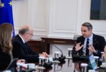 Συνάντηση Μητσοτάκη με τον Ευρωπαίο επίτροπο Άμυνας – Τι συζητήθηκε