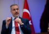 Χ. Φιντάν: «Η στρατιωτικοποίηση των νησιών στο Αιγαίο αποτελεί απειλή για την Τουρκία»